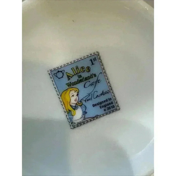 ALICE IN WONDERLAND Coffee Mug Cafe By Paul Cardew England 2010 Cheshire Cat - Picture 11 of 12